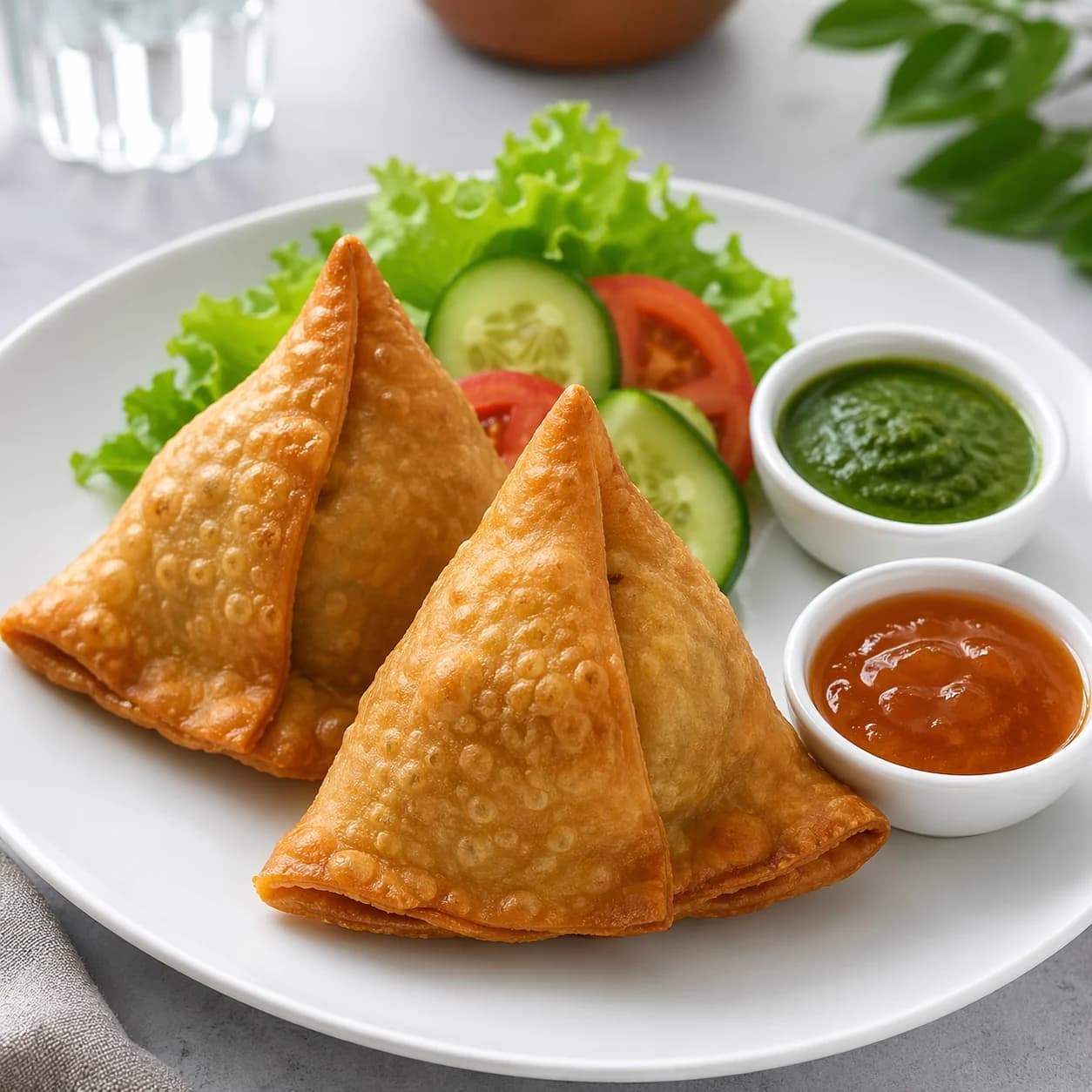 Vegetable Samosas x2