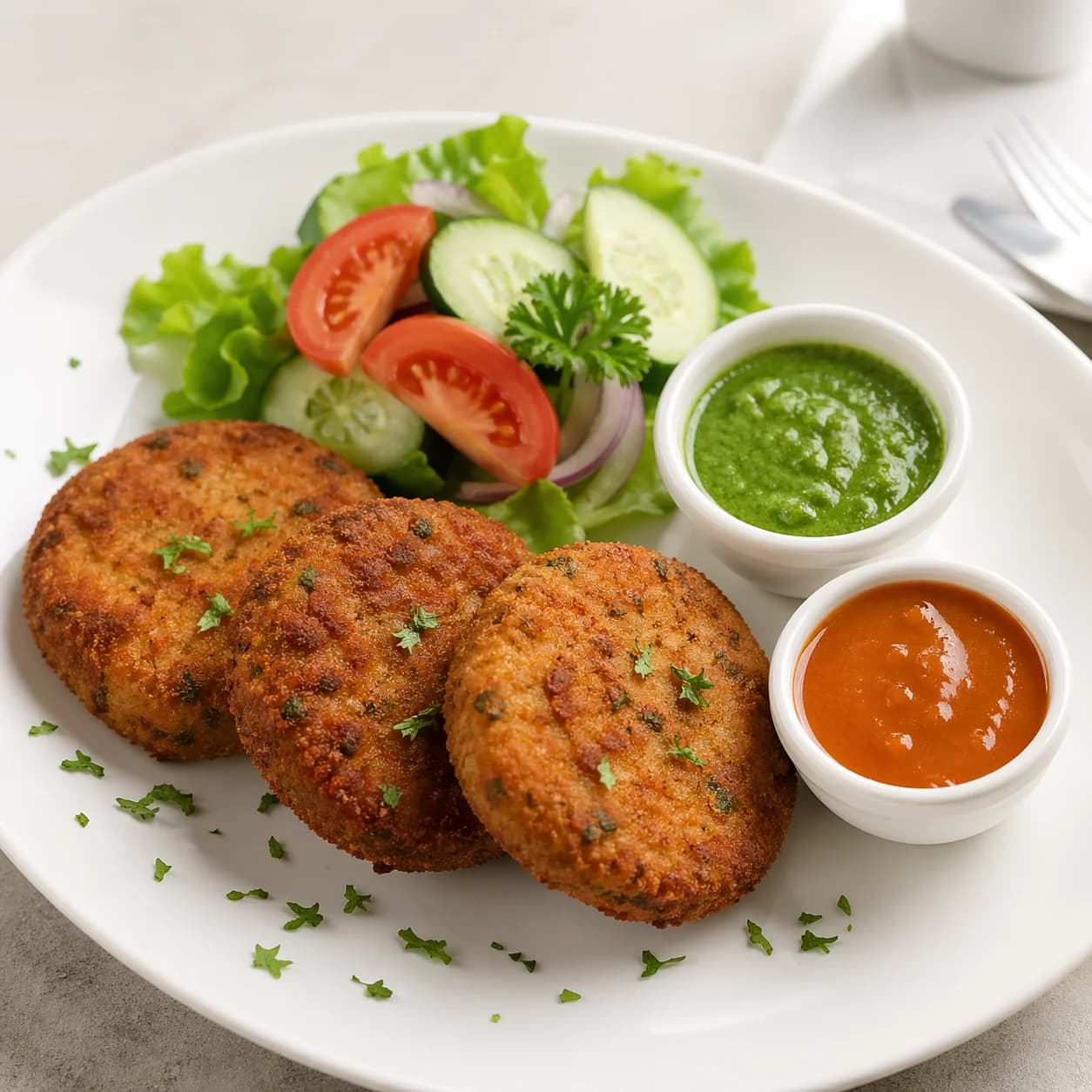 Vegetable Cutlets x3