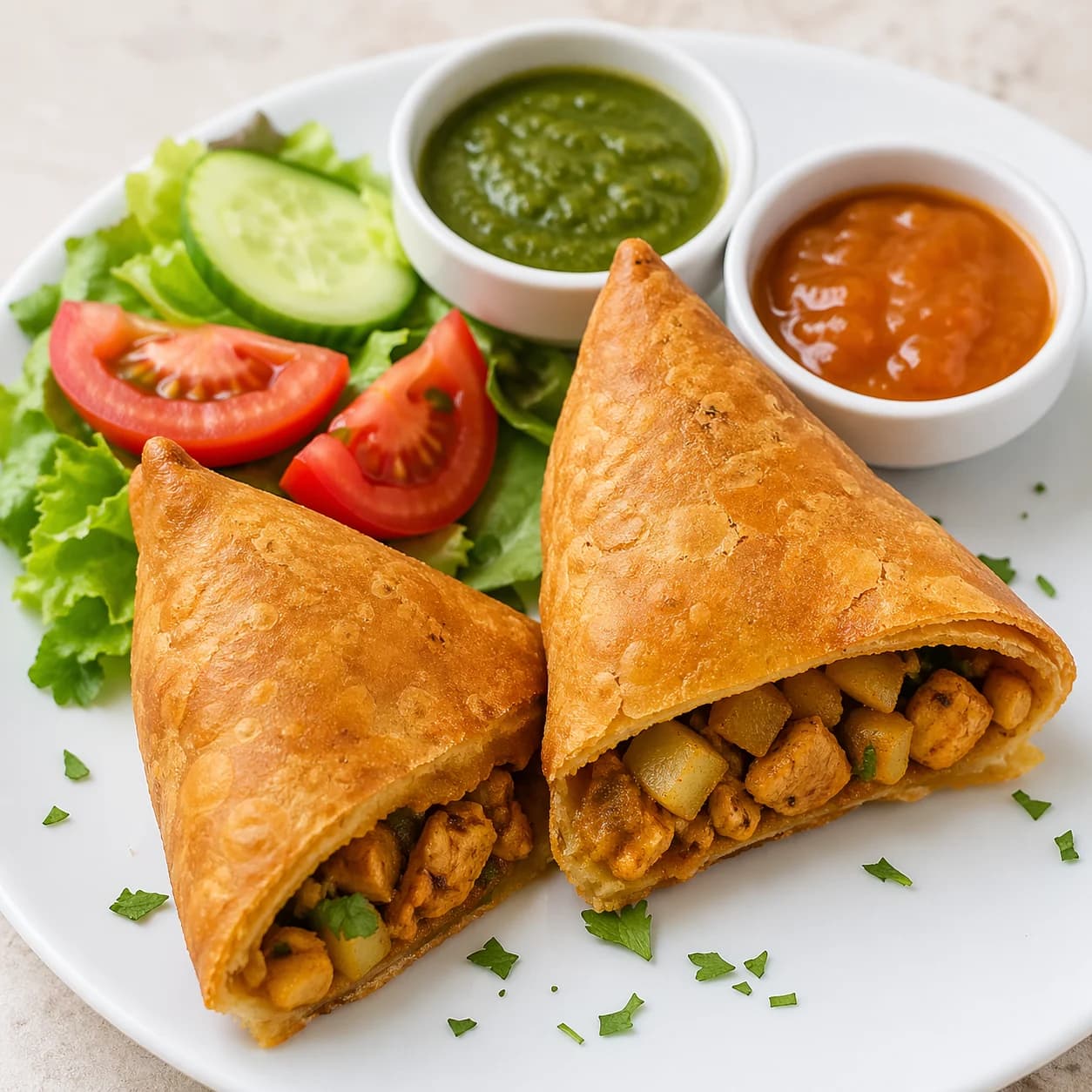 Chicken Samosas x2