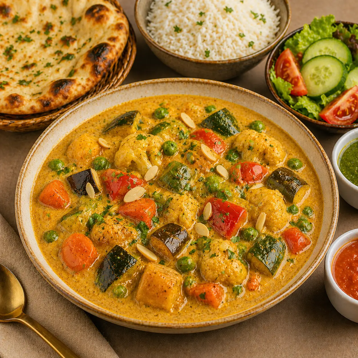 Mixed Vegetables Korma