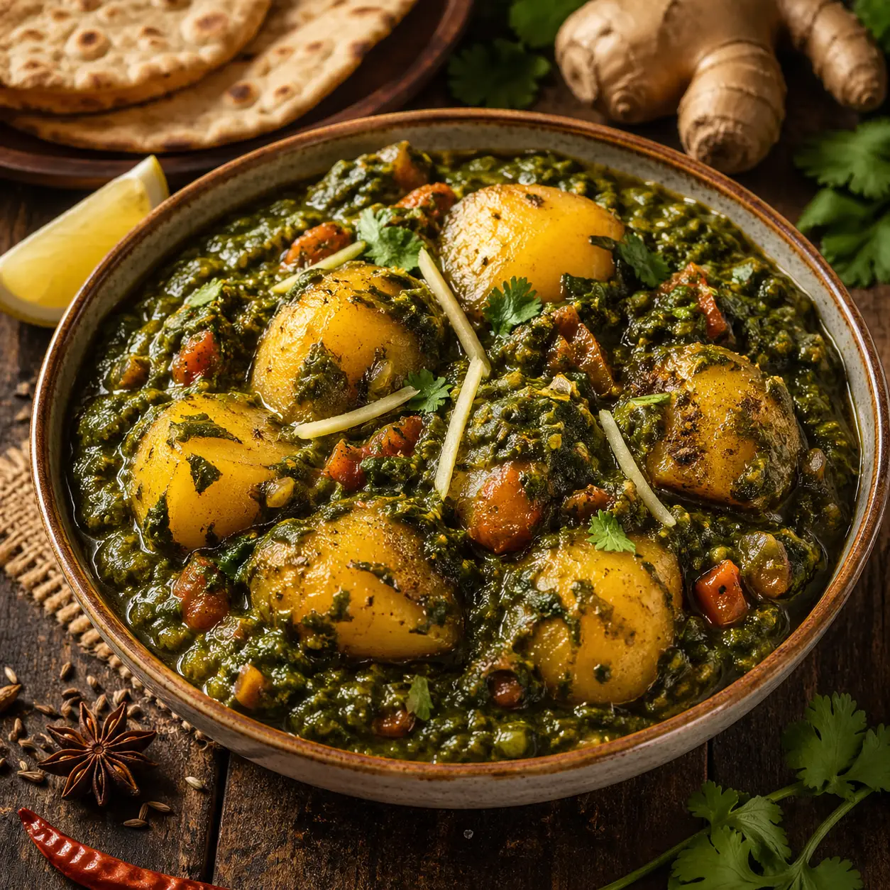 Saag Aloo