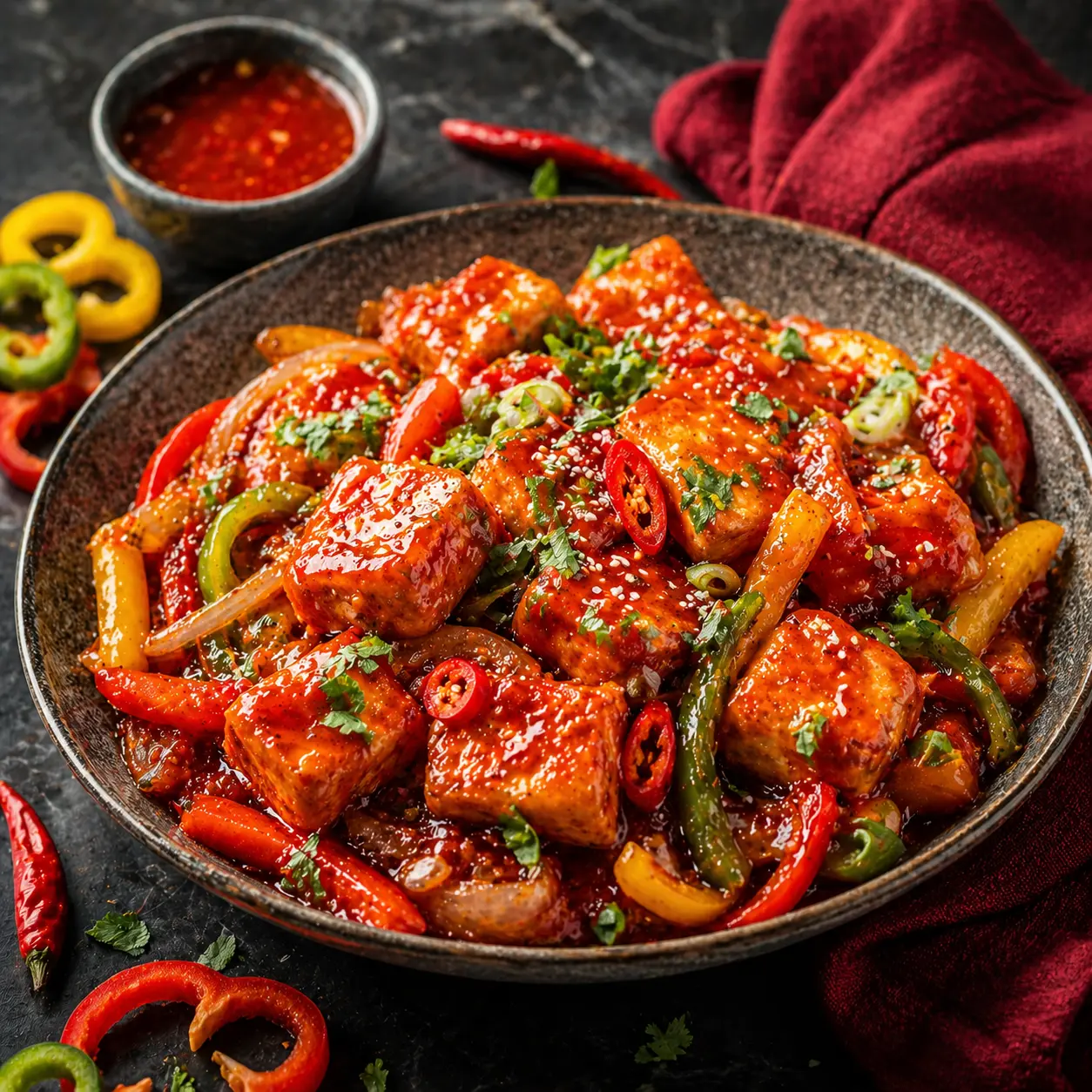 Paneer Sweet Chili