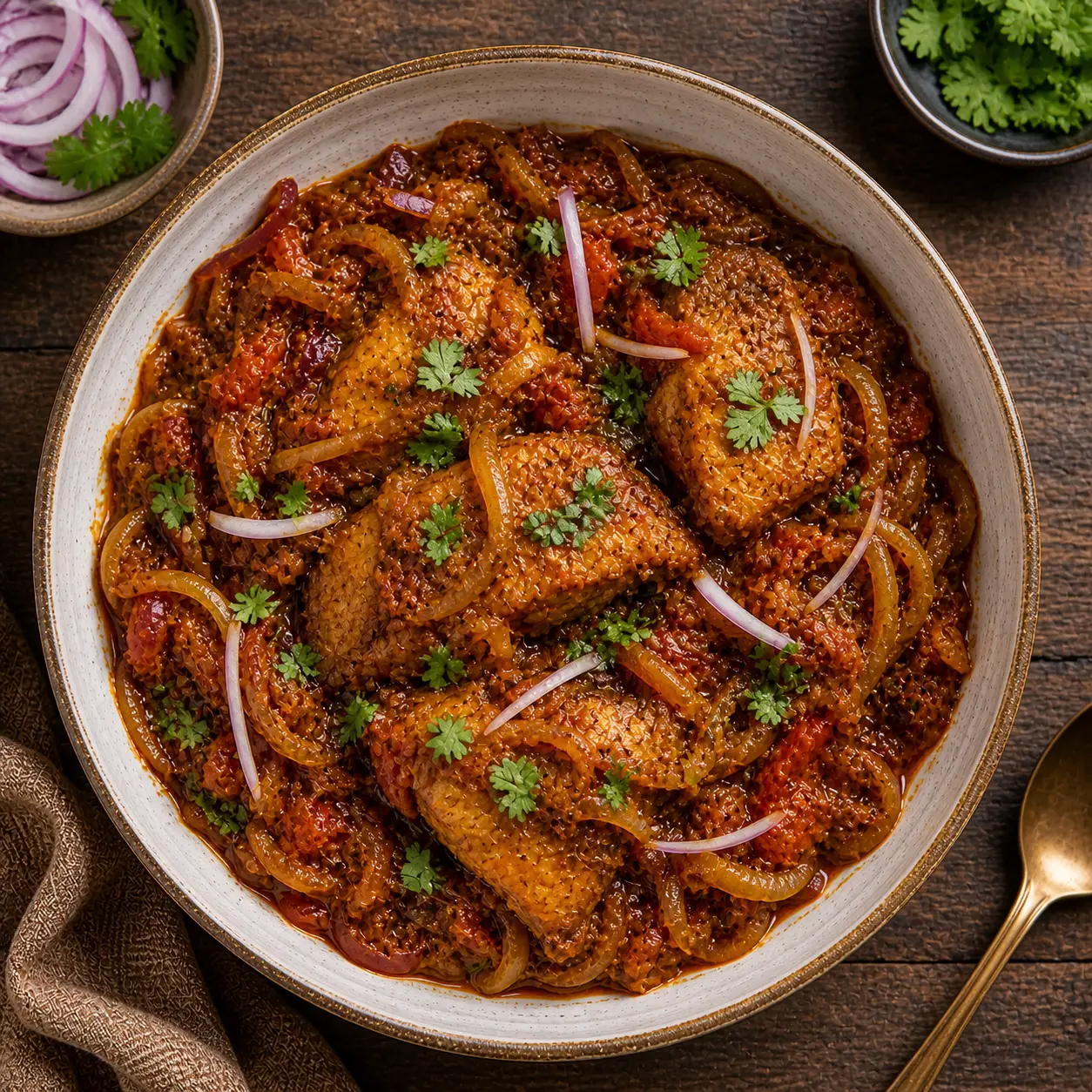 Fish Dopiaza