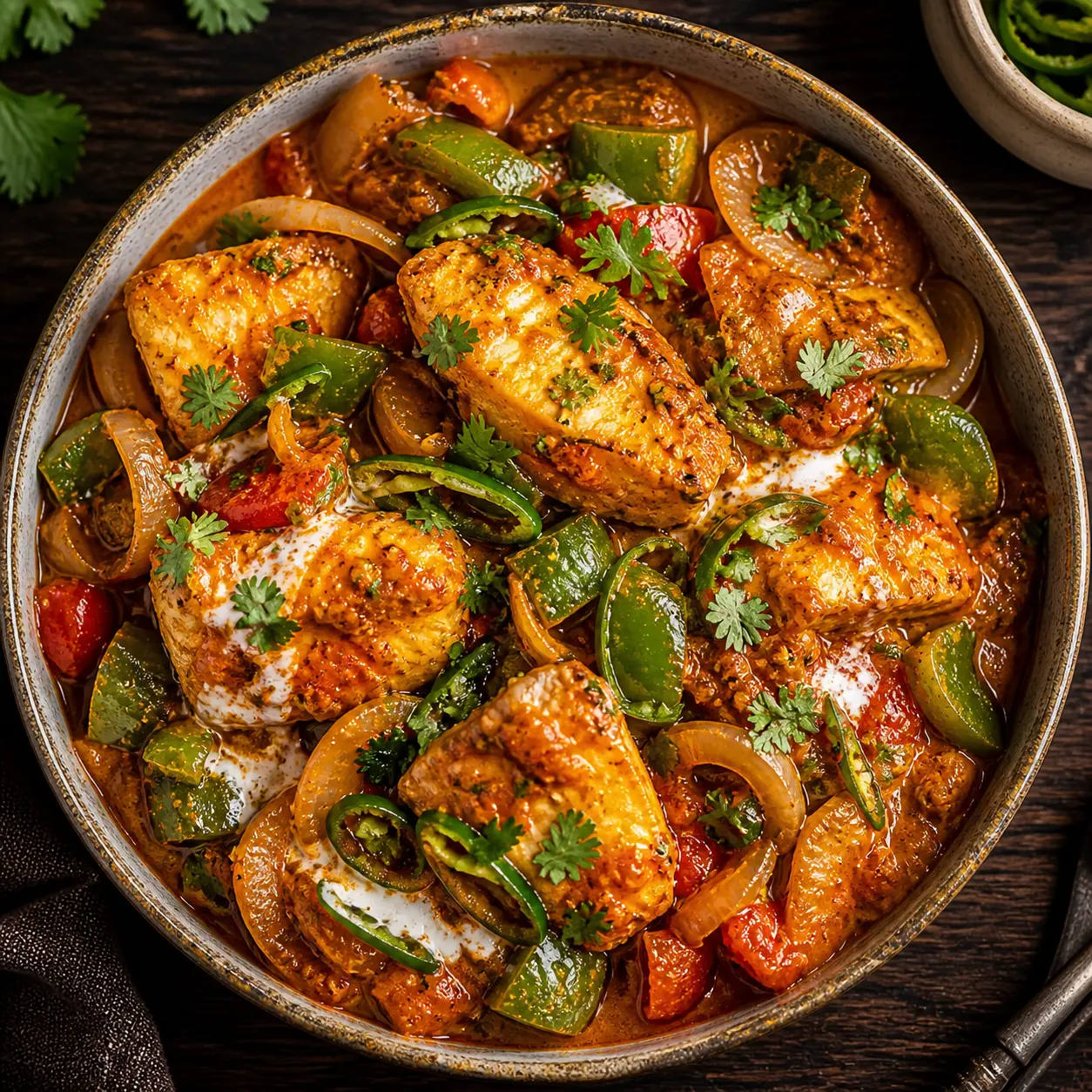 Fish Jalfrezi