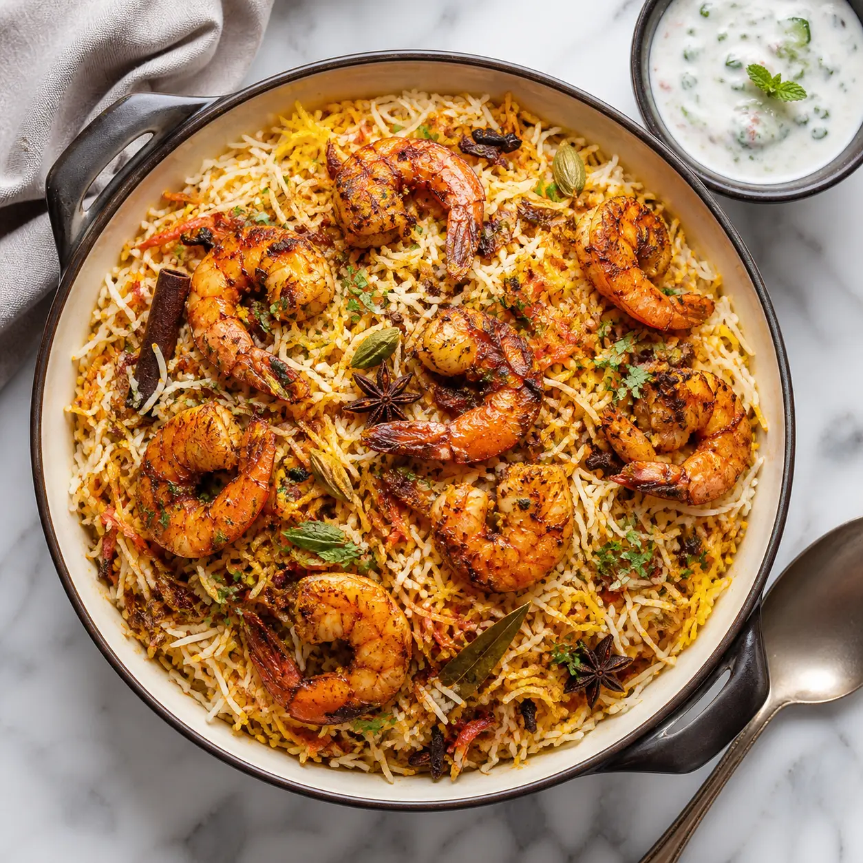 Scampi Biryani
