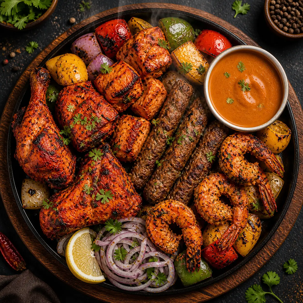 Indian Royal Spicy Mixed Grill