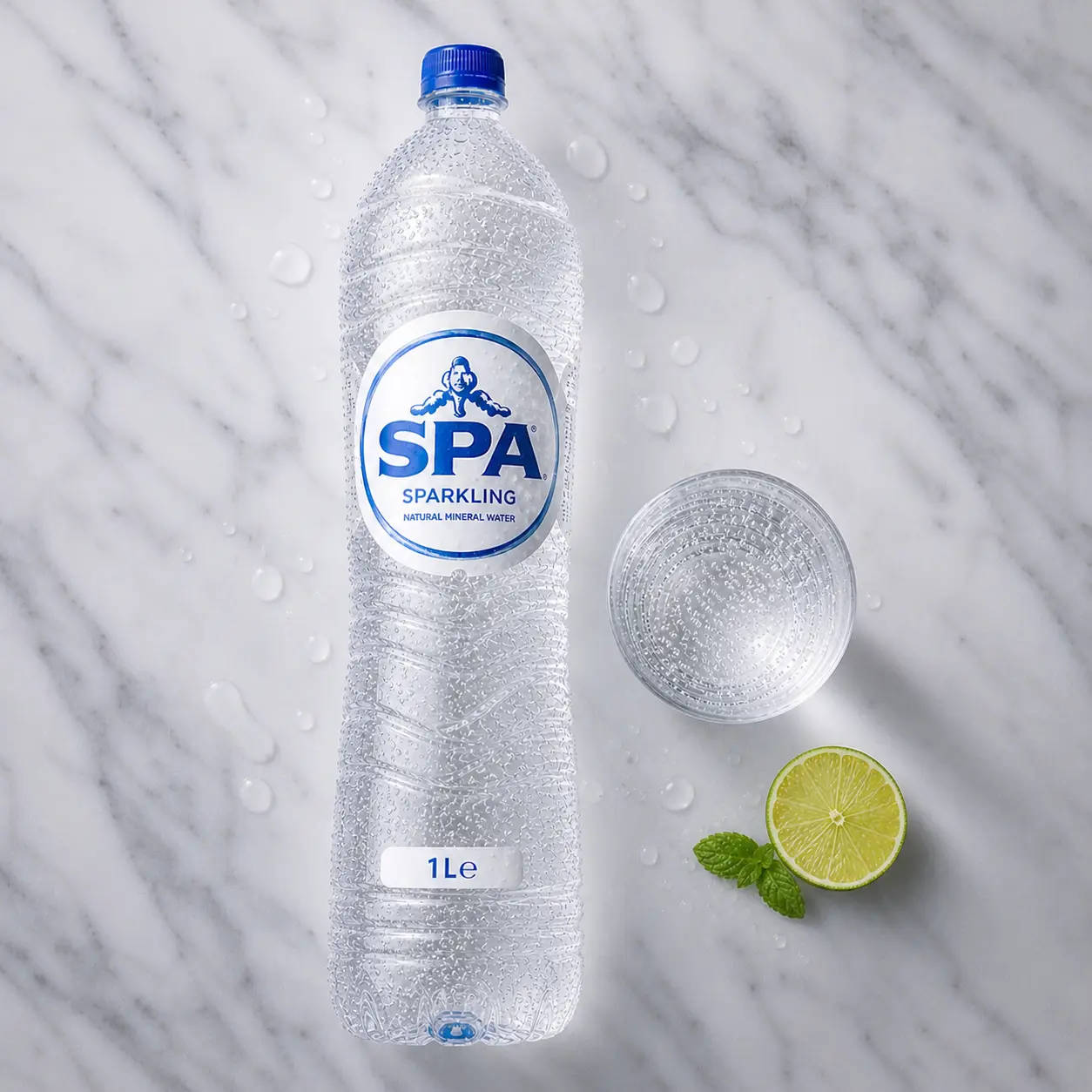 Spa sparkling water (1 liter)