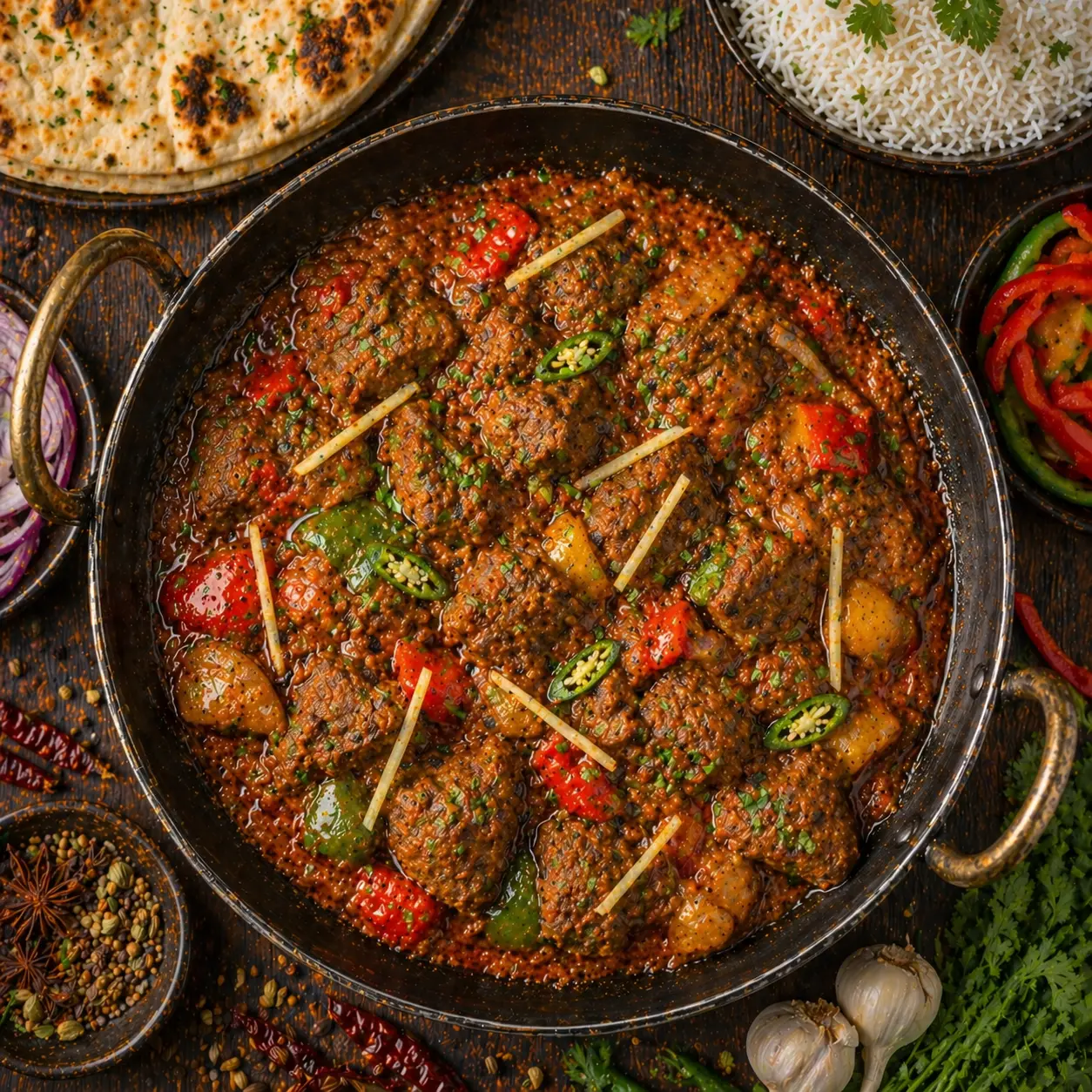 Lamb Balti (Lamb Karahi)