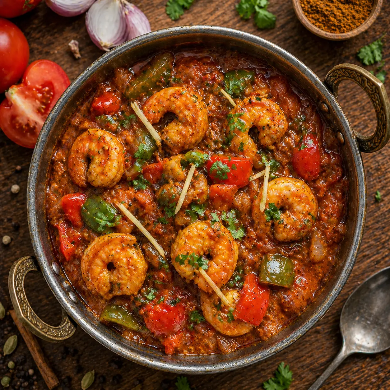 Scampi Balti (Scampi Karahi)
