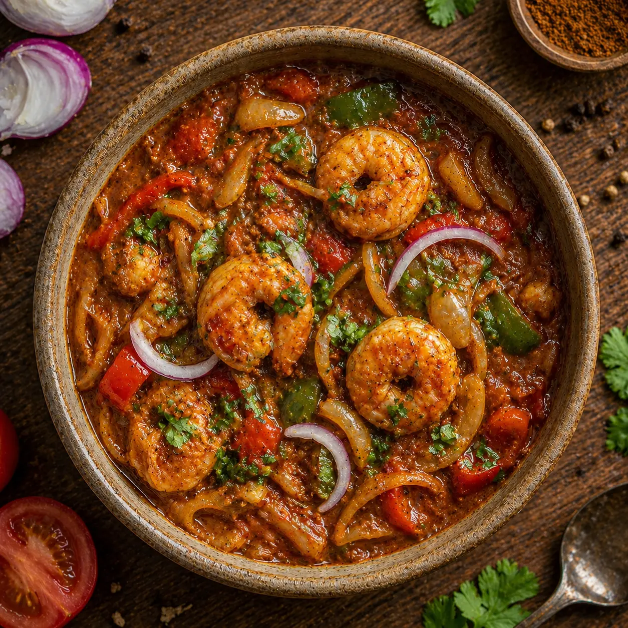 Scampi Dopiaza
