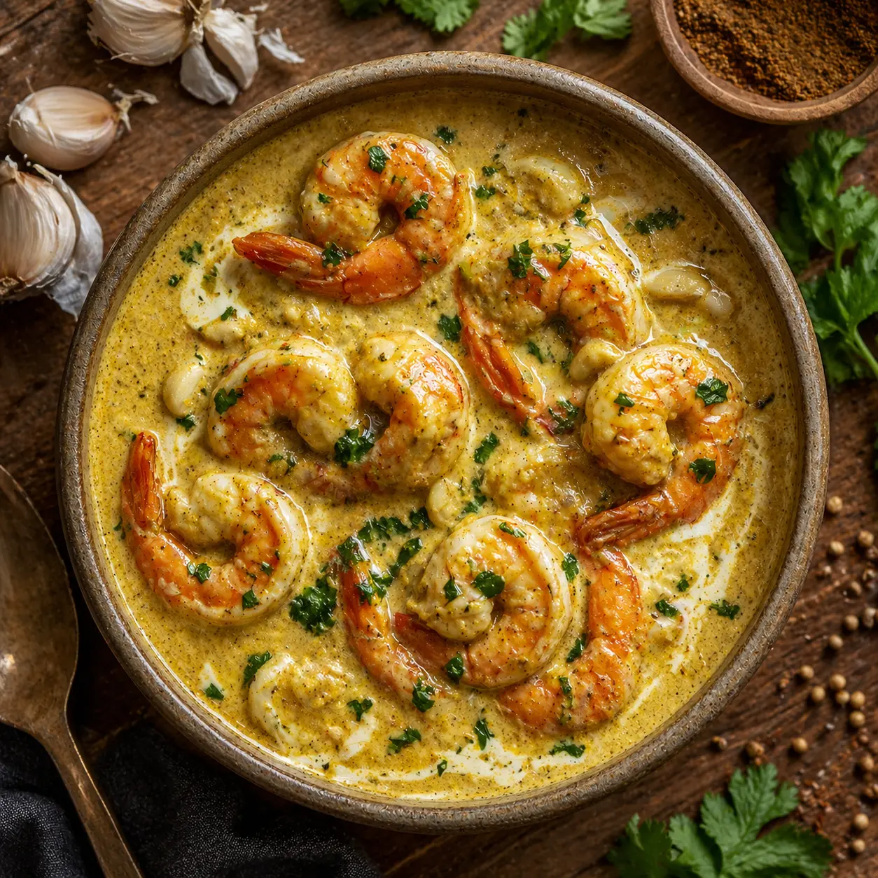 Scampi Garlic (“à l’ail”)