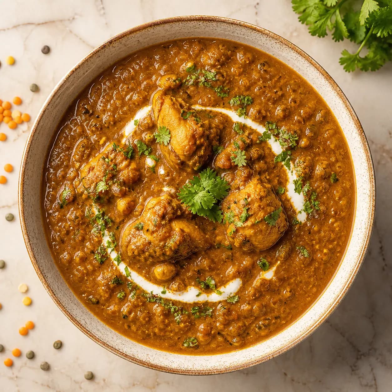 Chicken Dhansak